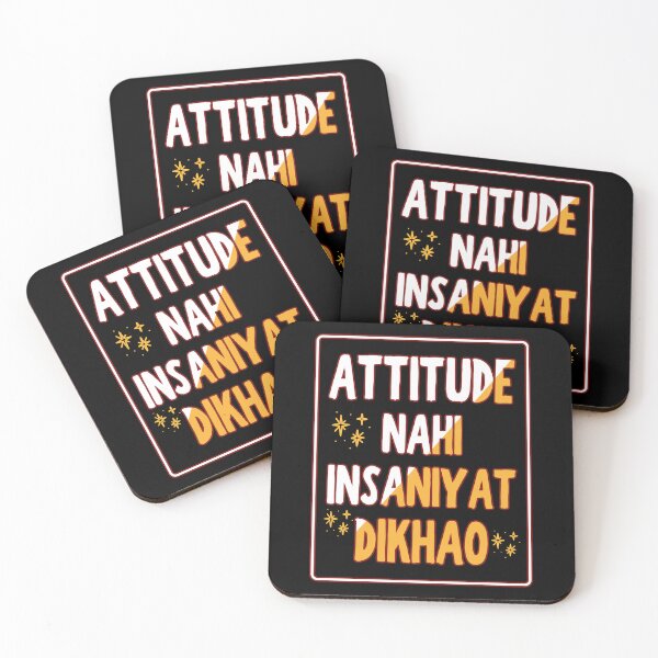 Item preview, Funny Sarcastic HINDI Typography – Quirky Desi Quote Design VER15 designed and sold by mndesignworx.