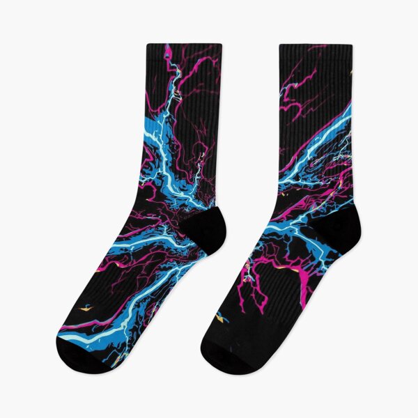 Item preview, Neon Fractal Lightning Burst designed and sold by Harmonic_Layers.