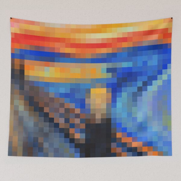 Item preview, PixArt | Edvard Munch - The Scream designed and sold by StudioDestruct.
