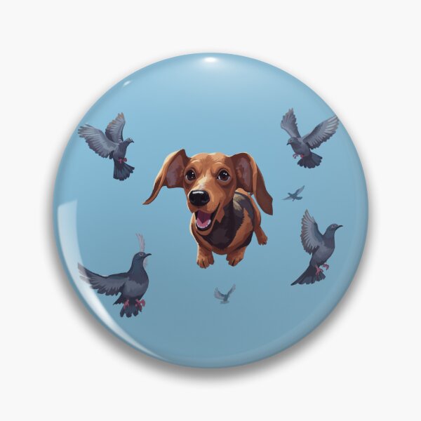 Item preview, Flying Dachshund Pigeons designed and sold by Dachshund Society.