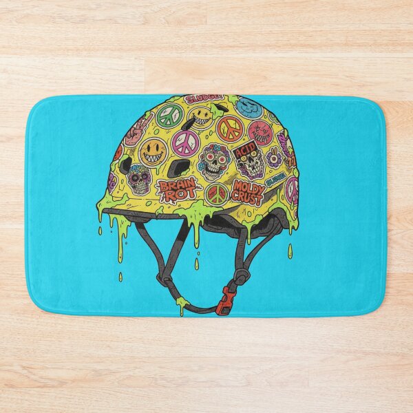 Item preview, Sticker Bombed Helmet designed and sold by unthinkabletees.