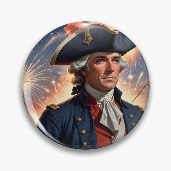 Item preview, Patriot Man and American Flag 1776 designed and sold by Sharon Schwalbe.