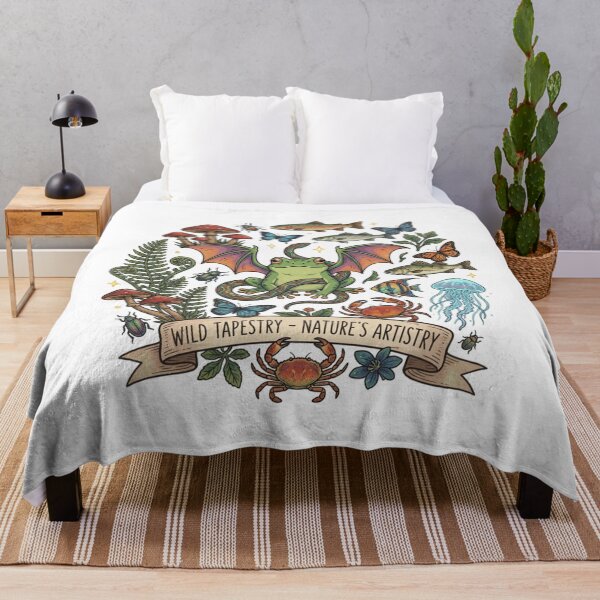 Item preview, Wild Tapestry Nature's Artistry Detailed Illustration for Fantasy Lover designed and sold by chattsuede.
