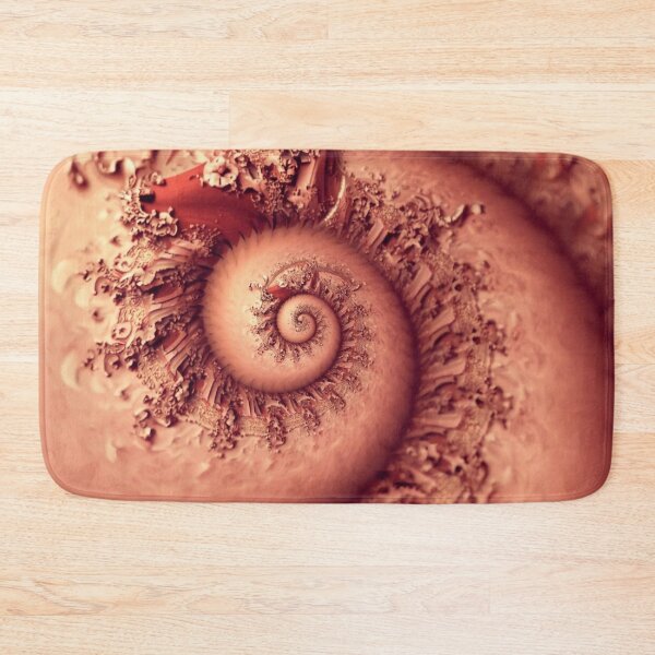 Item preview, Rose Gold Spiral Fractal Bloom designed and sold by Harmonic_Layers.