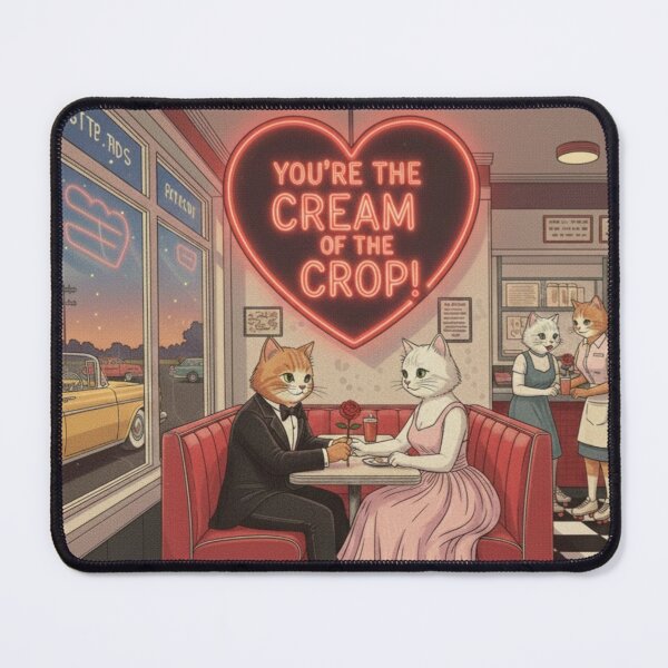 Item preview, Cream of the Crop: Mid-Century Diner Cat Valentine designed and sold by Art's Diner.