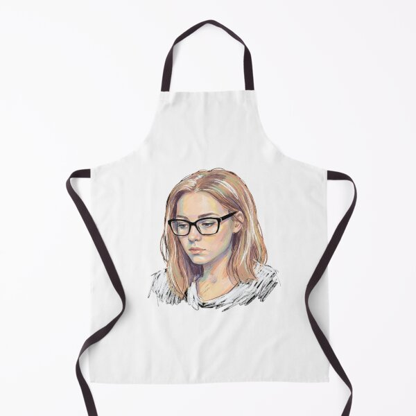 Item preview, Contemplative Woman With Glasses Expressive Portrait Painting Artistic designed and sold by chattsuede.