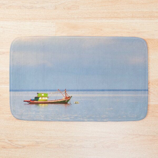 Item preview, Tranquil Boat on Calm Sea designed and sold by pcole123.
