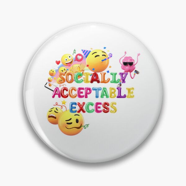 Item preview, ✴️ SOCIALLY ACCEPTABLE EXCESS ✴️ designed and sold by WheelieGdArt.