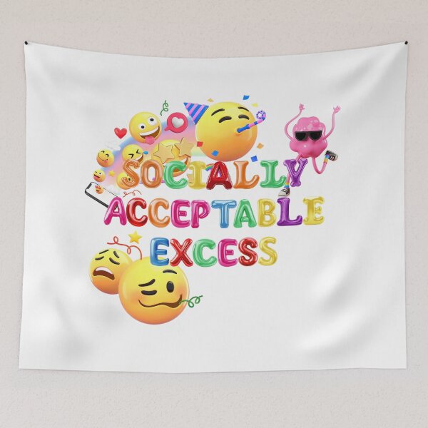 Item preview, ✴️ SOCIALLY ACCEPTABLE EXCESS ✴️ designed and sold by WheelieGdArt.