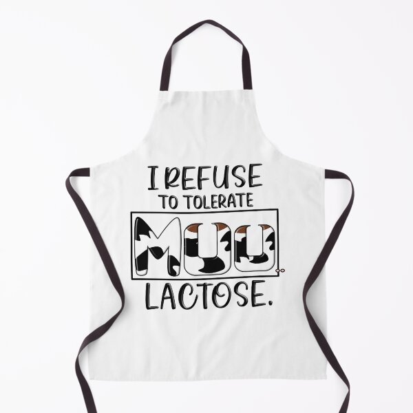 Item preview, I Refuse to Tolerate Moo Lactose – Funny Lactose Intolerance Quote Design designed and sold by ForcePrint.