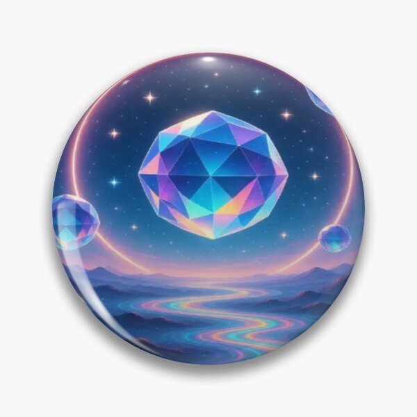 Item preview, Celestial Flow – Iridescent Gems Over Cosmic River designed and sold by Cristhian Almanza.