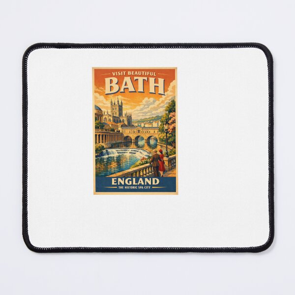 Item preview, Bath Spa, England Retro Travel Poster designed and sold by JBWphotos.