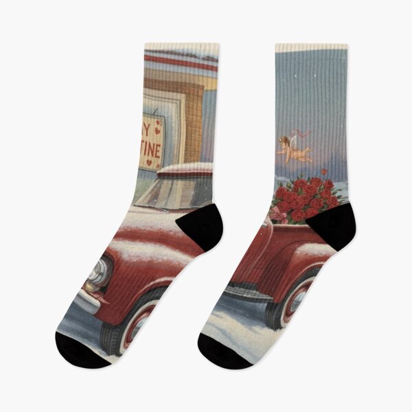 Item preview, Red Heart Delivery: Vintage Truck Valentine designed and sold by Art's Diner.
