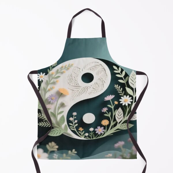 Item preview, Nature in Balance – Yin Yang with Floral Harmony designed and sold by Cristhian Almanza.