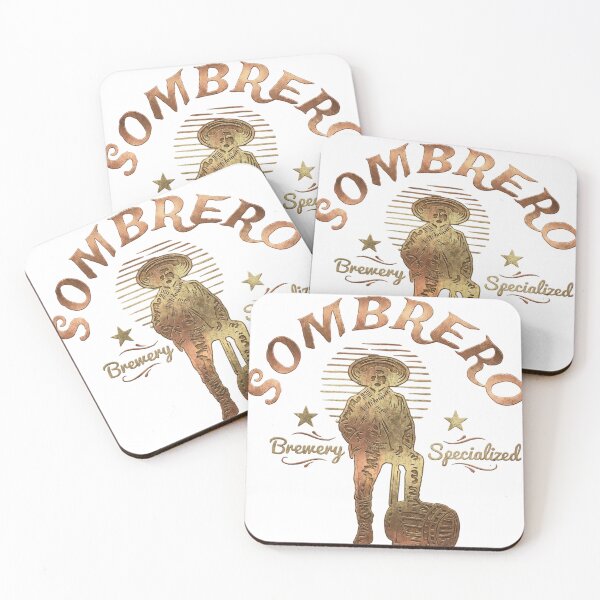Item preview, Vintage Mexican Sombrero Brewery Logo Design - Professional Craft Beer Branding & Illustration designed and sold by Alexrtr.