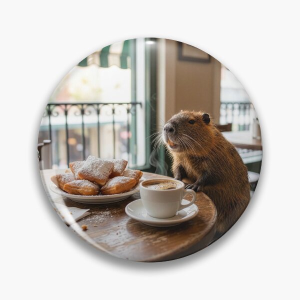 Item preview, Delacroix Island Nutria Visits the French Quarter designed and sold by Tridentulus.