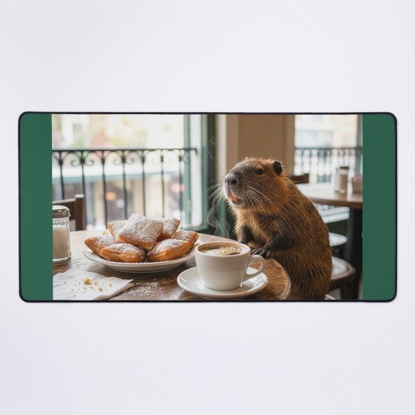 Item preview, Delacroix Island Nutria Visits the French Quarter designed and sold by Tridentulus.