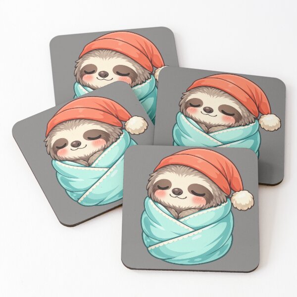Item preview, Ultra Cute Chibi Baby Sloth Burrito Mr Zgredzio designed and sold by mr-zgredzio.