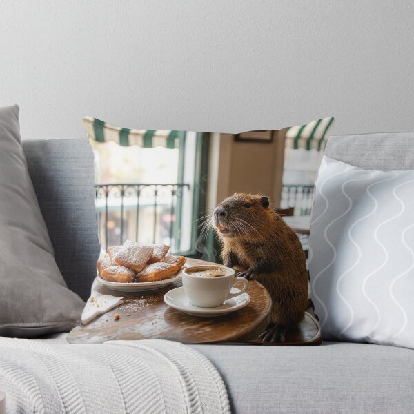 Item preview, Delacroix Island Nutria Visits the French Quarter designed and sold by Tridentulus.