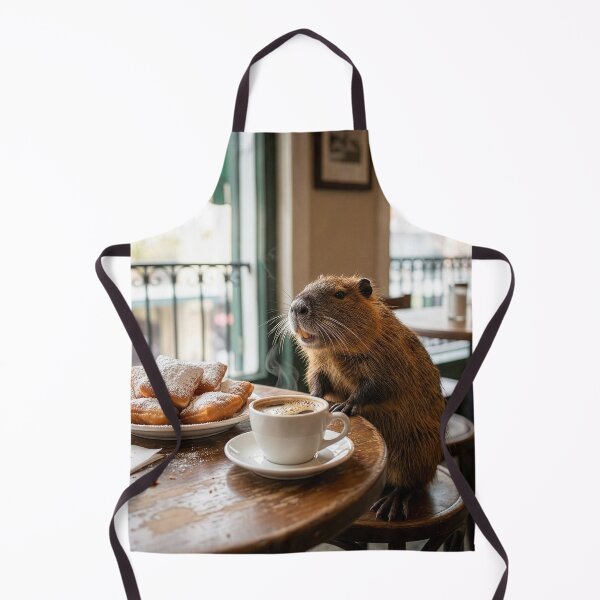 Item preview, Delacroix Island Nutria Visits the French Quarter designed and sold by Tridentulus.