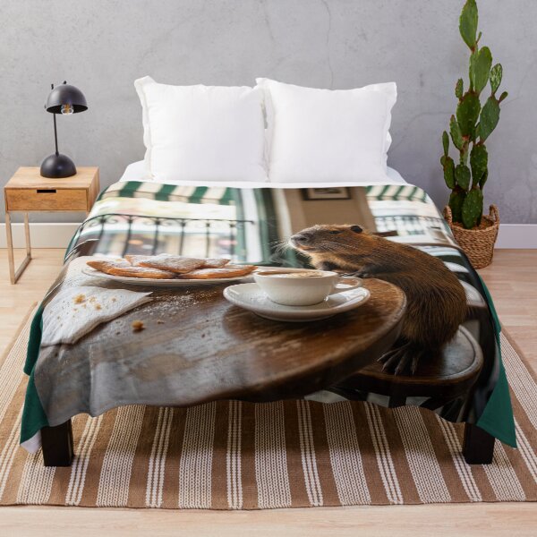 Item preview, Delacroix Island Nutria Visits the French Quarter designed and sold by Tridentulus.