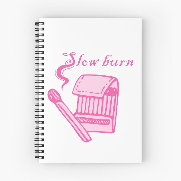 Item preview, "Slow Burn" bookish trope designed and sold by Nyxander's Bookish Catalogue.
