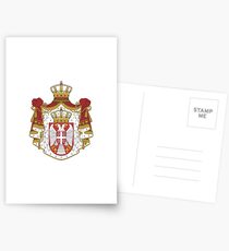Coat of arms of Serbia Postcards