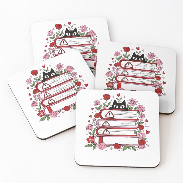 Item preview, Books Love Cat Bookworm Valentine's Day  designed and sold by MerchDeviant.
