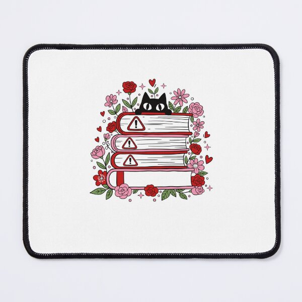 Item preview, Books Love Cat Bookworm Valentine's Day  designed and sold by MerchDeviant.