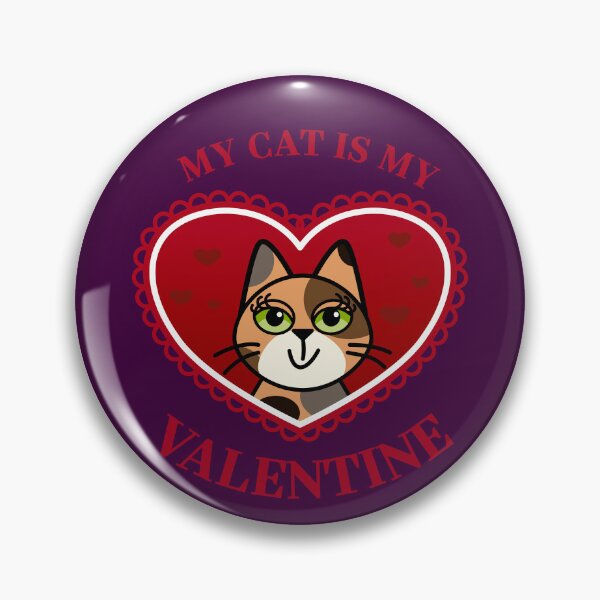 Aperçu de l'œuvre Chat Valentine créée et vendue par VaniTee Fair.