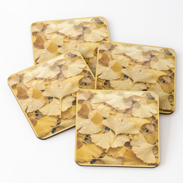 Item preview, Fallen Yellow Ginkgo Leaves designed and sold by Tridentulus.