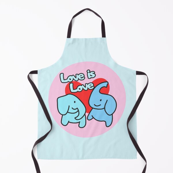 Item preview, Two Trunks - Love is Love - Elephants designed and sold by EvergreenRevolt.