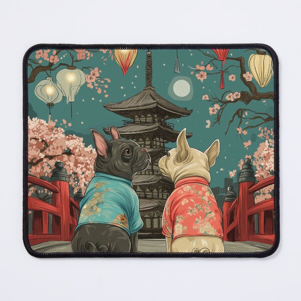 Item preview, Sakura Dreams with Frenchies designed and sold by moodyfyit.