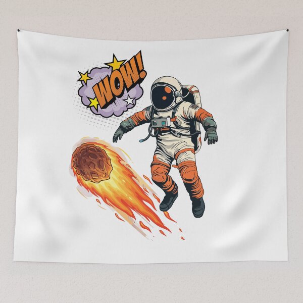Item preview, Comics planet - Astronaut WOW! designed and sold by No socks.