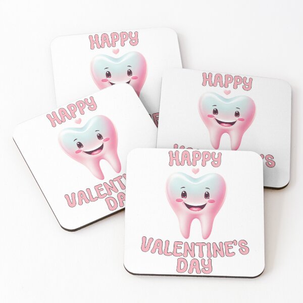 Item preview, Smiling Tooth Heart – Valentine Gift for Dental & Orthodontic Lovers designed and sold by Sensepiphoria.