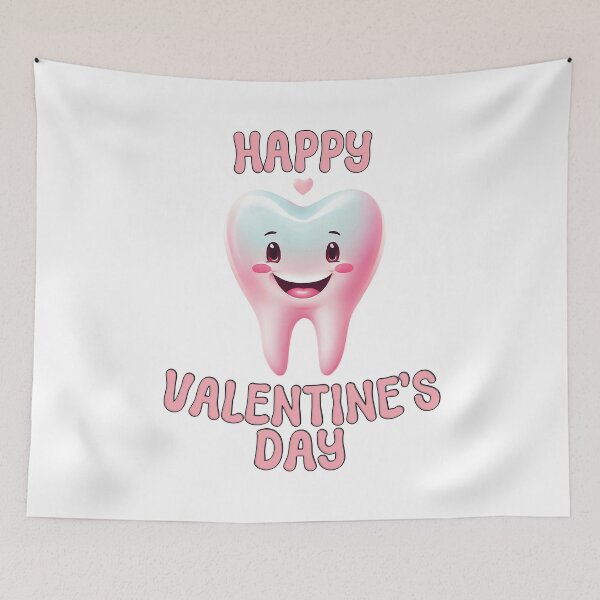 Item preview, Smiling Tooth Heart – Valentine Gift for Dental & Orthodontic Lovers designed and sold by Sensepiphoria.
