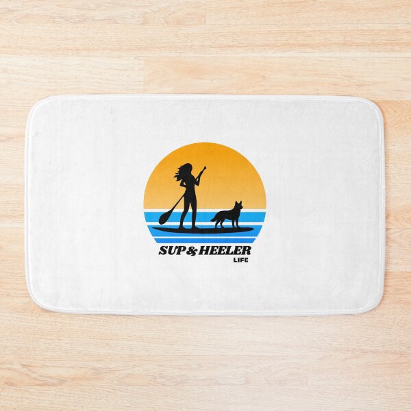 Item preview, SUP and Blue Heeler Standup Paddleboarding Dog Mom designed and sold by Guarddogdrive.