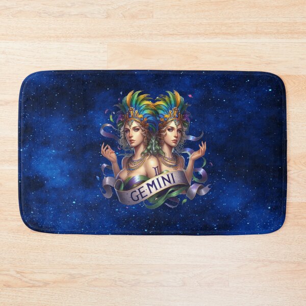 Item preview, Mardi Gras Gemini | Zodiac Twins Showgirl Astrology Design designed and sold by MysticOzzy.