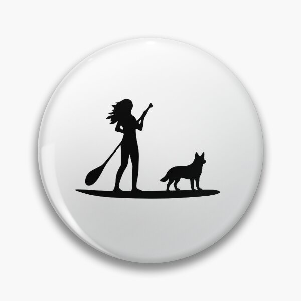 Item preview, Women's SUP Standup Paddleboard Summer Blue Heeler Gift  designed and sold by Guarddogdrive.