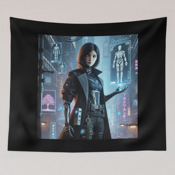 Item preview, Detective Ariadna-7-Cyberpunk designed and sold by ChidaStore.