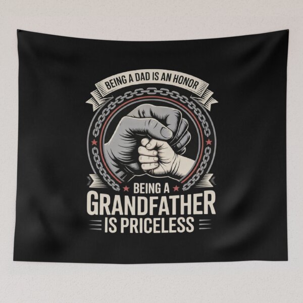 Item preview,  Being a Dad Is an Honor, Being a Grandfather Is Priceless designed and sold by ALL ART .
