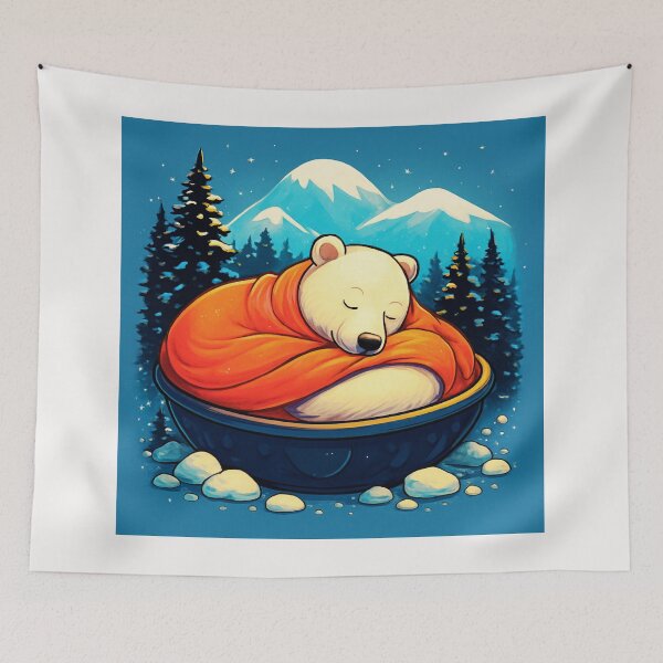 Item preview, Sleepy Teddy Bear Winter Master. designed and sold by Zofia Sosnecka.