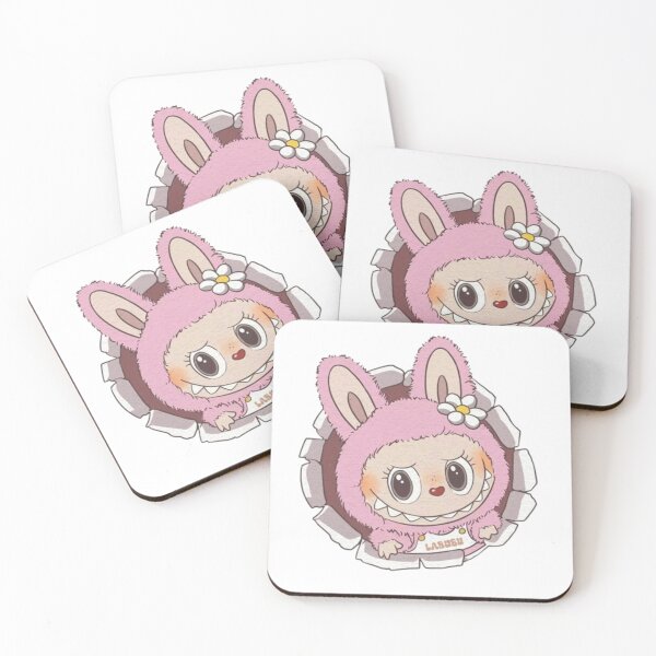 Item preview, Labubu Rose Kawaii – Personnage Mignon Style Cute designed and sold by MeowLoka ⭐⭐⭐⭐.