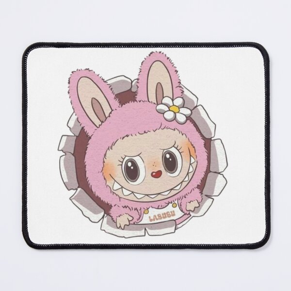 Item preview, Labubu Rose Kawaii – Personnage Mignon Style Cute designed and sold by MeowLoka ⭐⭐⭐⭐.