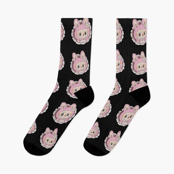Item preview, Labubu Rose Kawaii – Personnage Mignon Style Cute designed and sold by MeowLoka ⭐⭐⭐⭐.