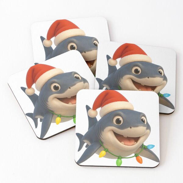 Item preview, Christmas Porbeagle Shark designed and sold by Sillytoe.