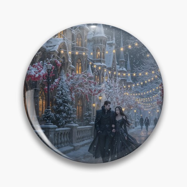 Item preview, Dark romance: Lovers in a snowy world designed and sold by KunstGeist.