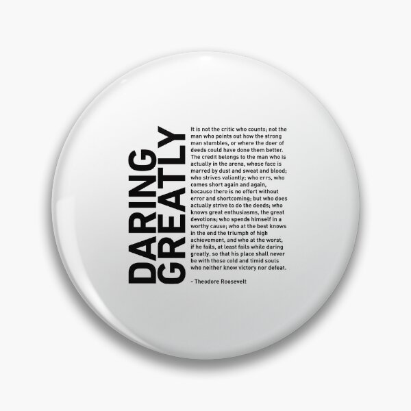 Item preview, Daring Greatly - Man on the Arena - Theodore Roosevelt Quote designed and sold by corbrand.