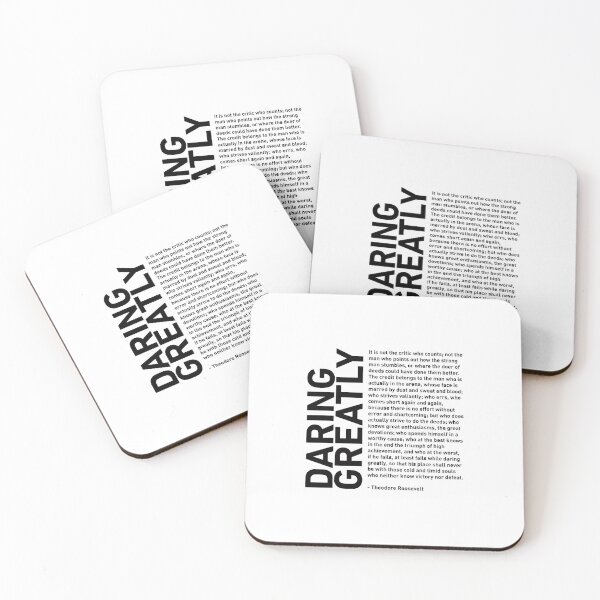 Item preview, Daring Greatly - Man on the Arena - Theodore Roosevelt Quote designed and sold by corbrand.