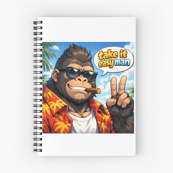 Item preview, #TAKE IT EASY MAN gorilla designed and sold by TIPOTENIOS.